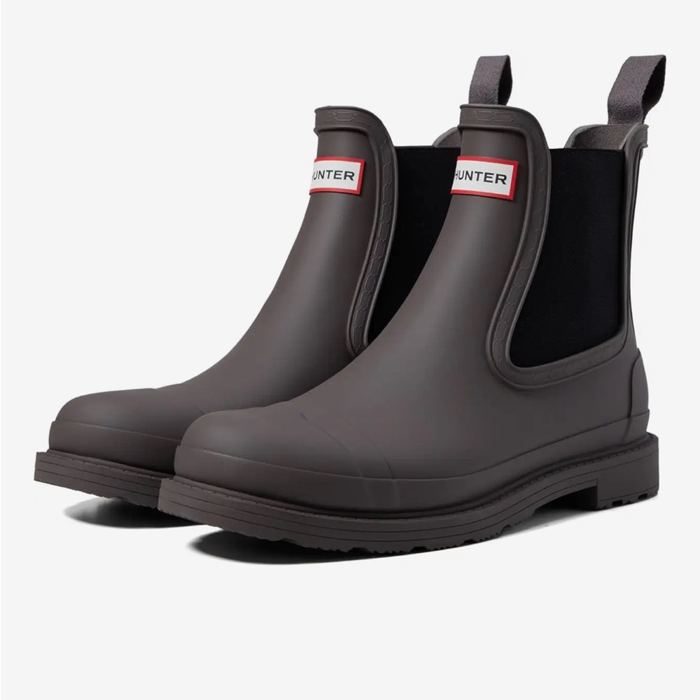 Hunter Commando Chelsea Boots